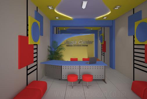 Desain Interior Resepsionis dan Ruang Kerja  Kantor  